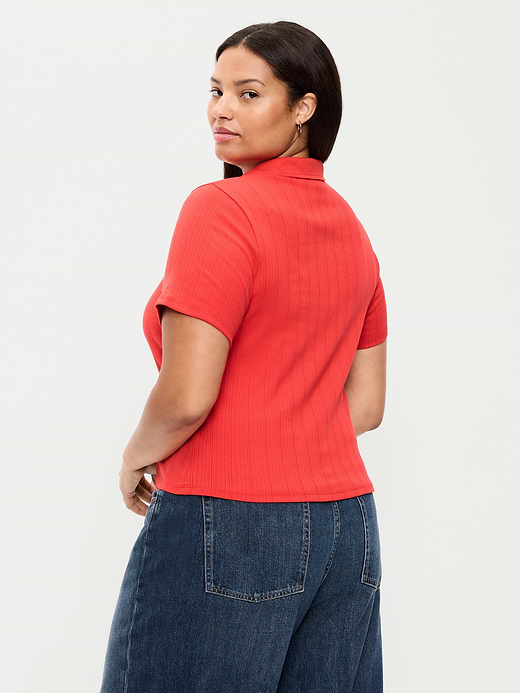 Old Navy Keyhole Polo Top — photo 8