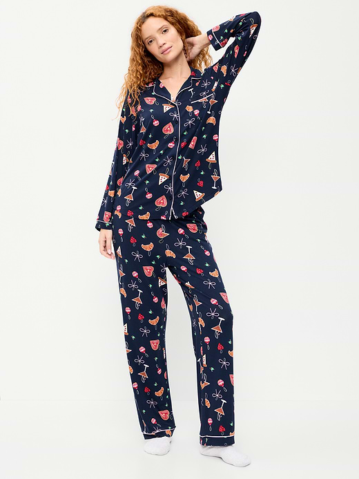 Old Navy Sunday Sleep Knit Jersey Pant Set — photo 1