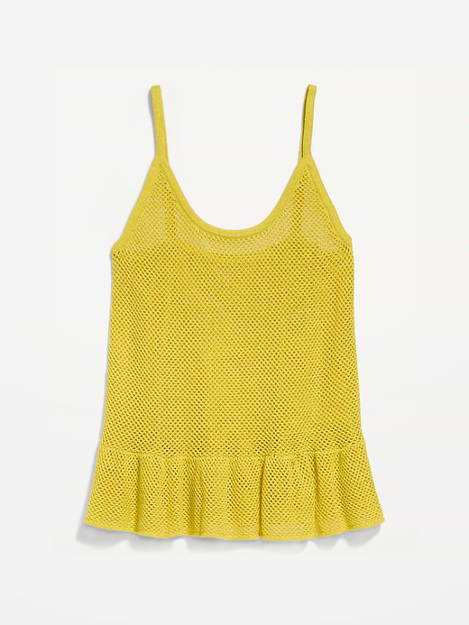 Old Navy Metallic Peplum Tank Top — photo 5
