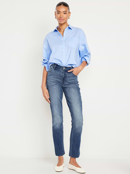 Old Navy High-Waisted Wow Straight Ankle Jeans — photo 7