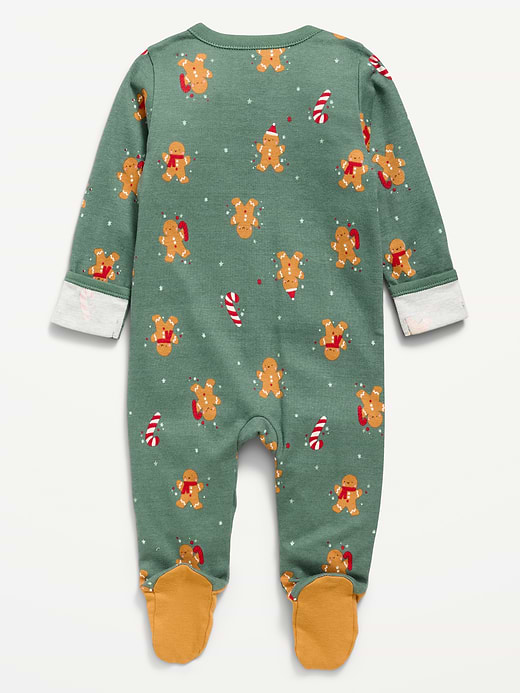 Old Navy Unisex 2-Way-Zip Sleep & Play Footed One-Piece for Baby — photo 3