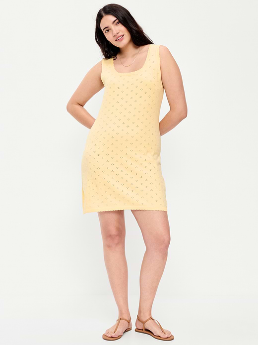 Old Navy SoSoft Lite Pointelle Sweater Dress — photo 10