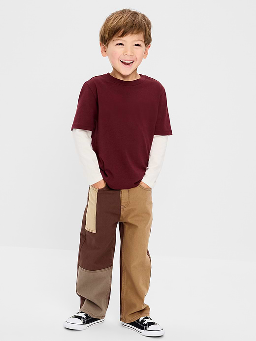 Old Navy Baggy Patched Jeans for Toddler Boys — photo 1