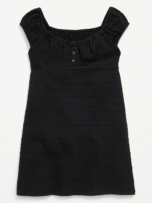 Old Navy Smocked Jersey Henley Dress for Girls — photo 4