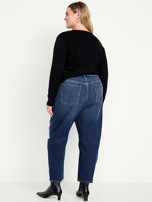 Old Navy High-Waisted Wow Barrel-Leg Ankle Jeans — photo 10