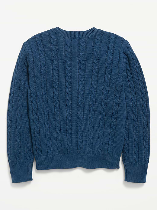 Old Navy Cable-Knit Cardigan Sweater for Girls — photo 4