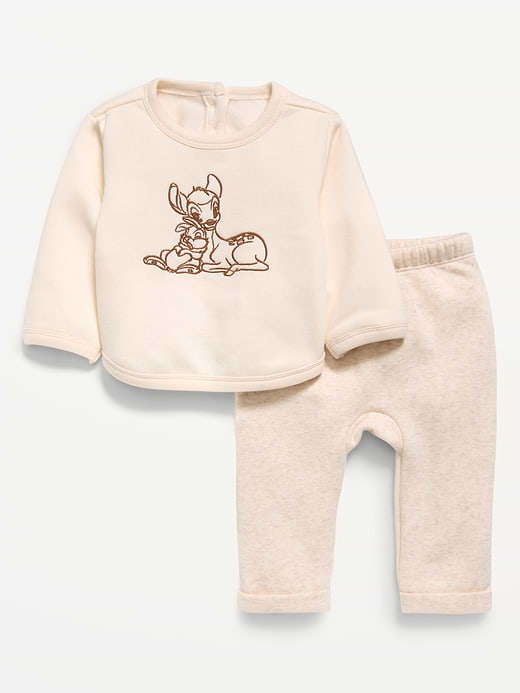 Old Navy Disney© Bambi Crew-Neck Sweatshirt and Sweatpants Set for Baby — photo 1