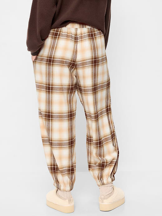 Old Navy Cinched Flannel Balloon Pants — photo 8