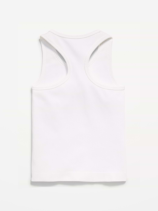 Old Navy Fitted Seamless Ribbed Racerback Performance Top for Girls — photo 5