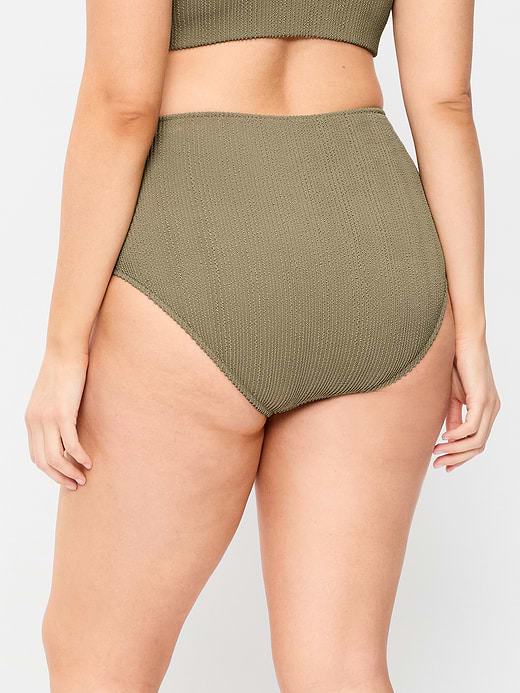Old Navy High-Waisted Ribbed Bikini Swim Bottoms — photo 7