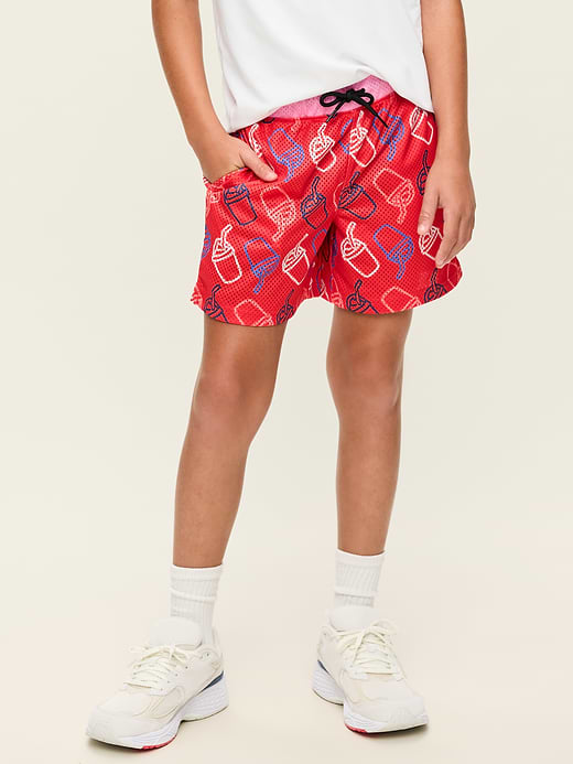 Old Navy Printed Knee Length Mesh Shorts for Boys — photo 1