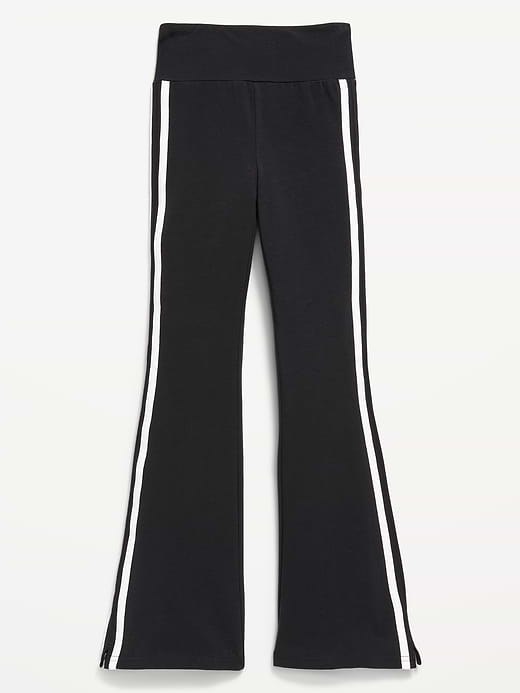 Old Navy High-Waisted Side Striped Flared Leggings for Girls — photo 1