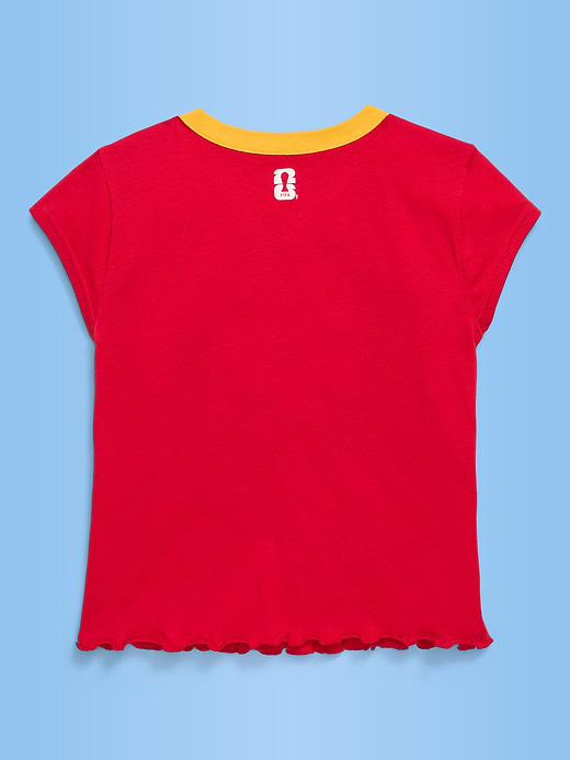 Old Navy FIFA World Cup 26™ Brazil Smocked Graphic T-Shirt for Girls — photo 6