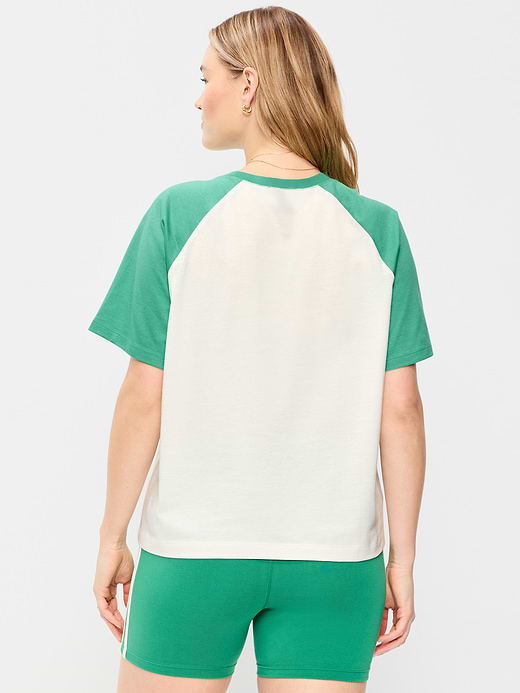 Old Navy Vintage Crew-Neck Raglan T-Shirt — photo 7