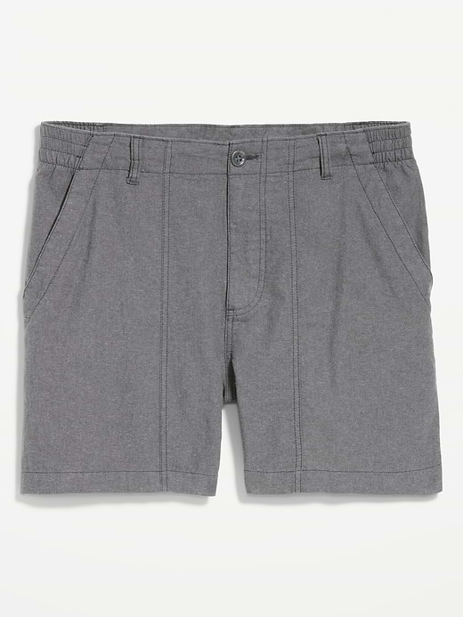 Old Navy 90s Loose Linen-Blend Shorts -- 5-inch inseam — photo 6