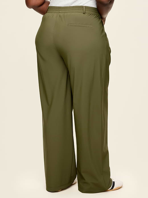 Old Navy High-Waisted SleekTech Trouser Pants — photo 9