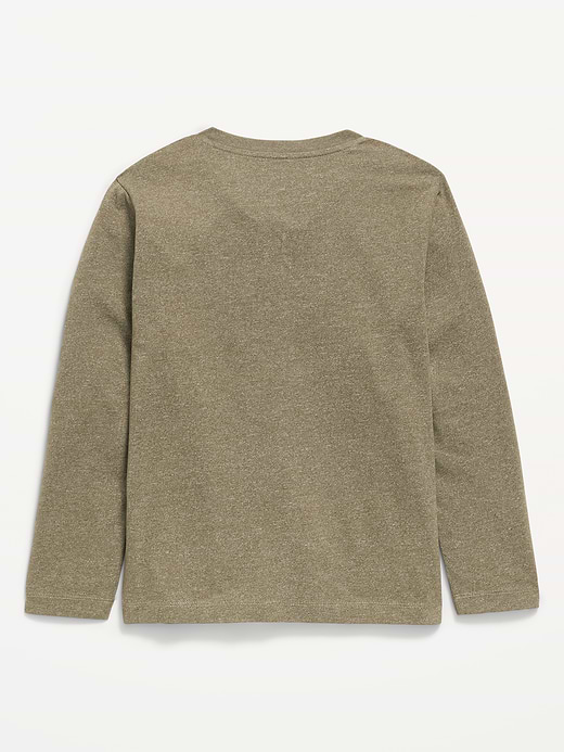 Old Navy Softest Long-Sleeve Henley T-Shirt for Boys — photo 3