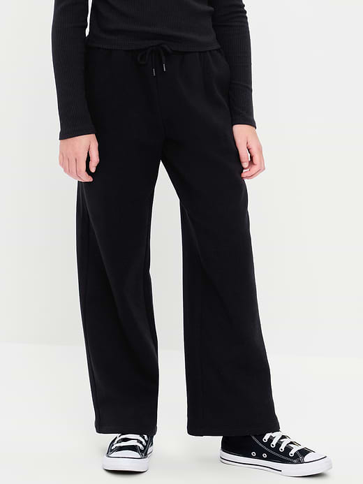 Old Navy High-Waisted Graphic Wide-Leg Sweatpants for Girls — photo 1