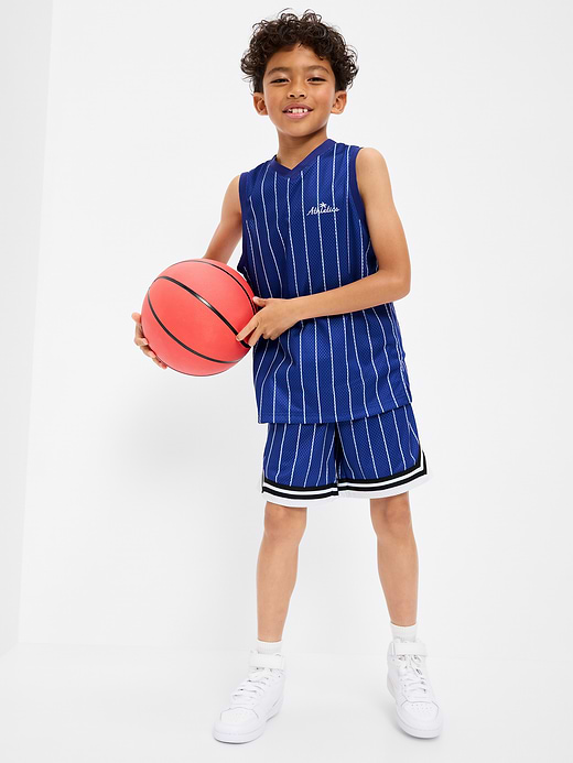 Old Navy Mesh Basketball Shorts for Boys (At Knee) — photo 4