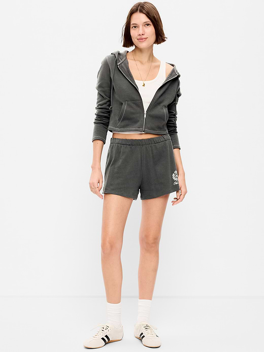 Old Navy High-Waisted Loose Logo Shorts -- 3-inch inseam — photo 1