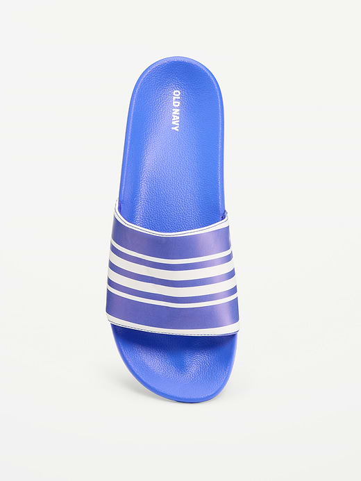 Old Navy Faux-Leather Slide Sandals for Men (Partially Plant-Based) — photo 3