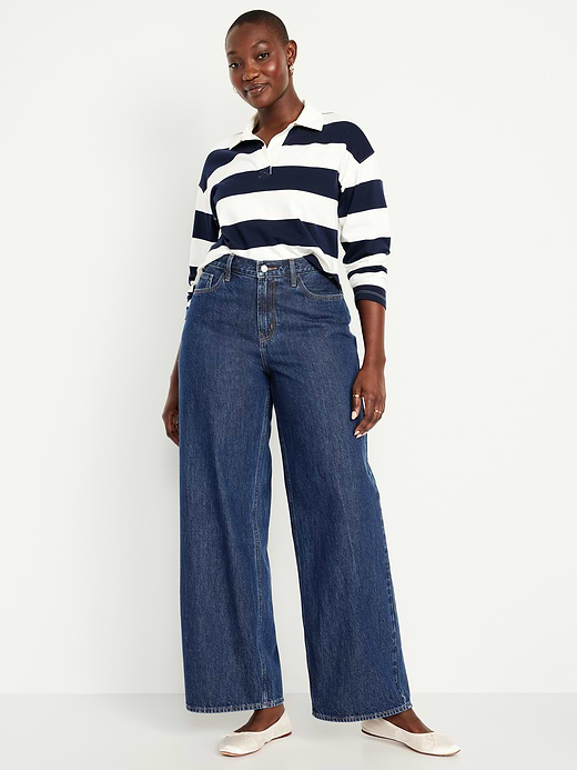 Old Navy Mid-Rise Wow Baggy Wide-Leg Jeans — photo 7