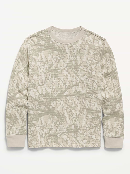 Old Navy Long-Sleeve Waffle-Knit T-Shirt for Boys — photo 1