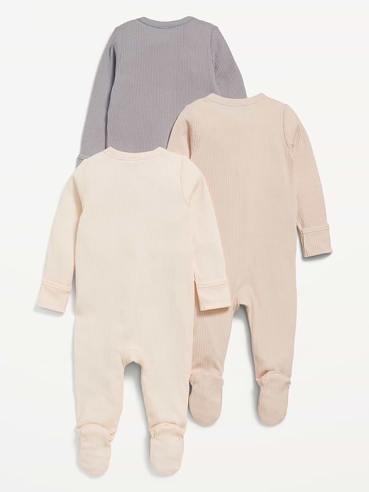 Old Navy 2-Way-Zip Sleep & Play Footed One-Piece 3-Pack for Baby — photo 3