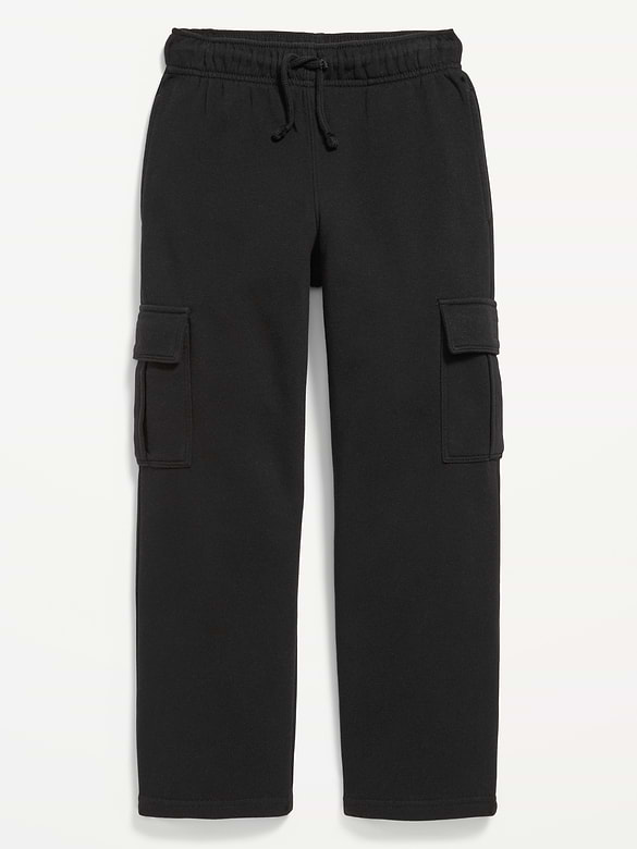 Old Navy Favorite Fleece Baggy Cargo Sweatpants for Boys — photo 5