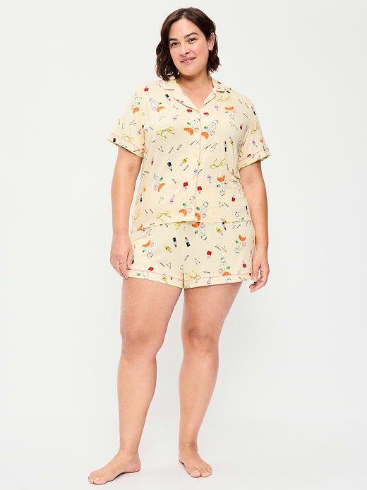 Old Navy Sunday Sleep Knit Jersey Short Set — photo 7