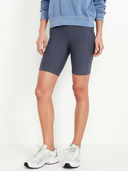 Old Navy High-Waisted PowerSoft Biker Shorts -- 8-inch inseam — photo 1