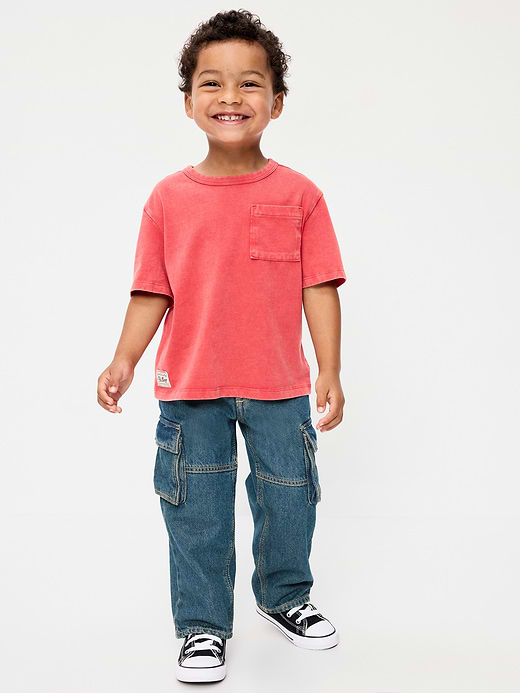 Old Navy Super Baggy Barrel-Leg Cargo Jeans for Toddler Boys — photo 1