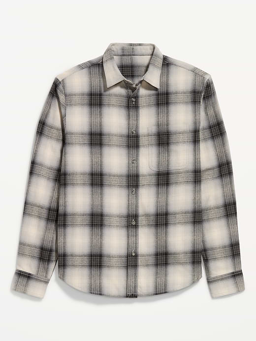 Old Navy Relaxed Long-Sleeve Flannel Pocket Shirt — photo 5