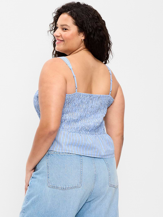 Old Navy Smocked Peplum Tank Top — photo 9