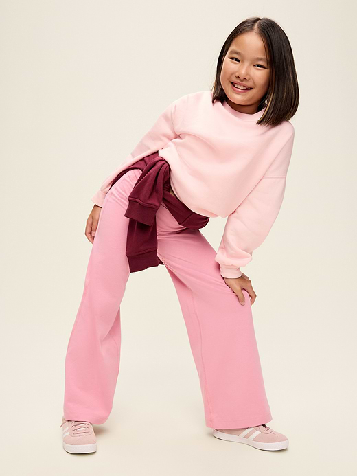 Old Navy High-Waisted PowerChill Crossover Wide-Leg Pants for Girls — photo 4