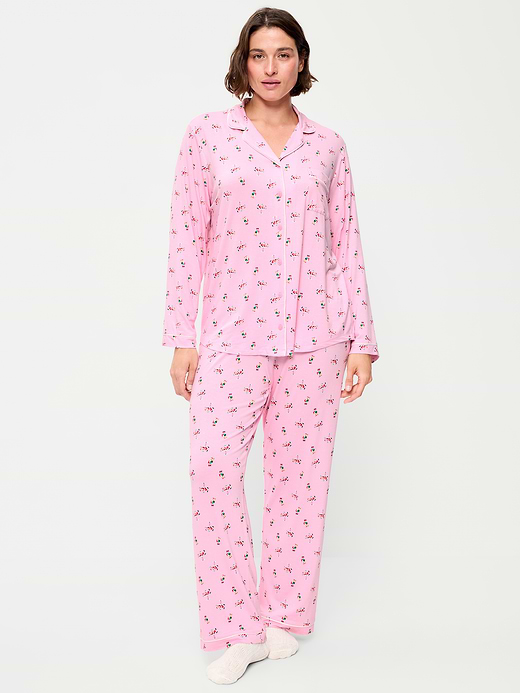 Old Navy Sunday Sleep Knit Jersey Pant Set — photo 6