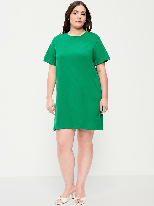 Old Navy Vintage Crew-Neck Mini T-Shirt Dress — photo 10
