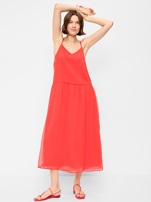 Old Navy Chiffon Drop-Waist Maxi Dress