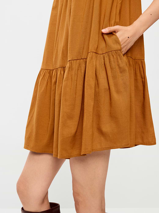 Old Navy Flutter-Sleeve Mini Swing Dress — photo 5