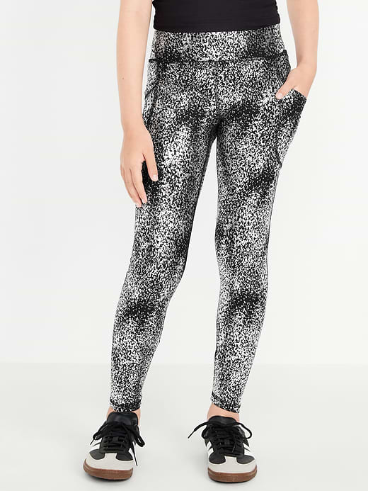Old Navy High-Waisted PowerSoft 7/8-Length Side-Pocket Leggings for Girls — photo 4
