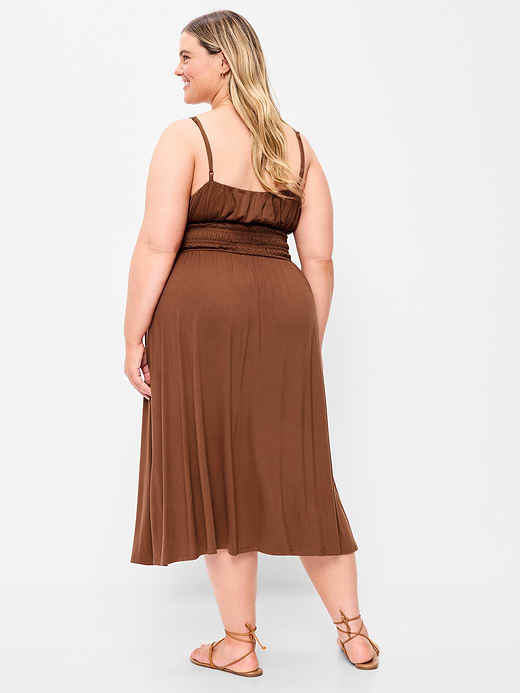 Old Navy Fit & Flare Jersey Smocked-Waist Midi Dress — photo 10