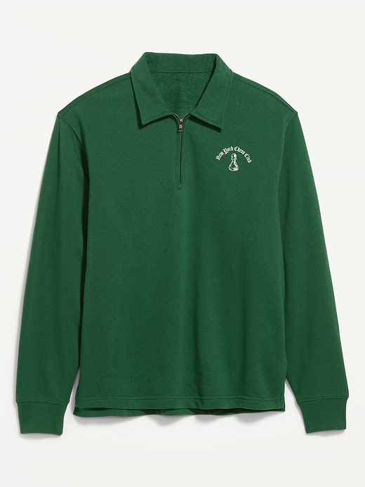 Old Navy Collared Fleece Quarter-Zip Pullover — photo 1