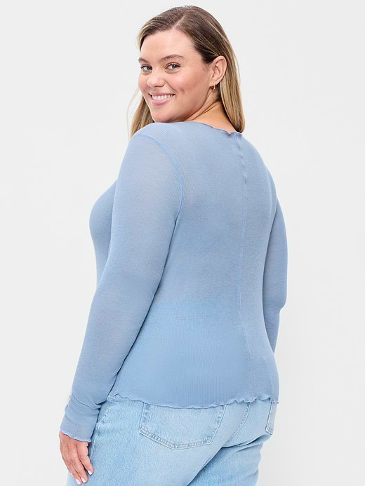 Old Navy Lettuce-Edge Tissue T-Shirt — photo 10