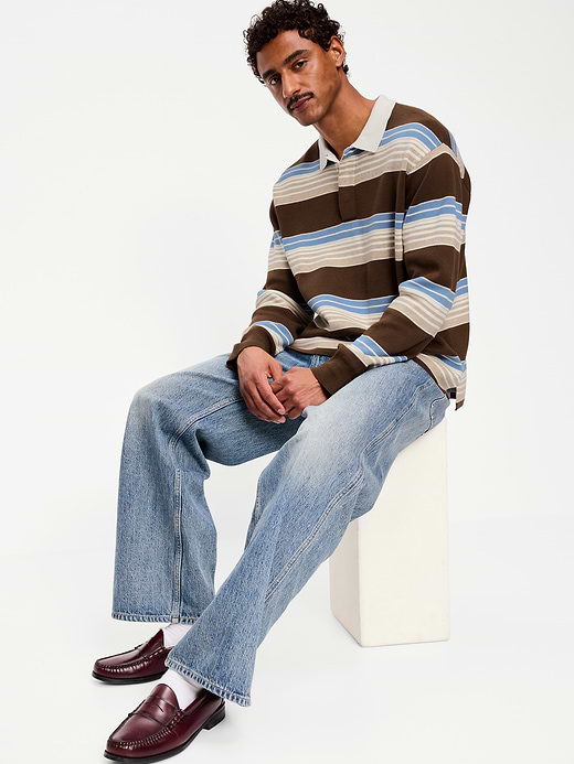 Old Navy Long-Sleeve Rugby Polo Sweater — photo 4