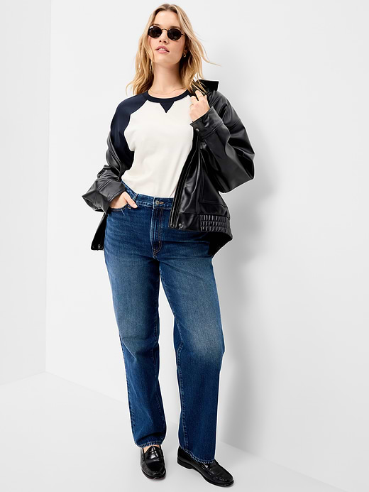 Old Navy Vintage Crew-Neck Raglan T-Shirt — photo 4