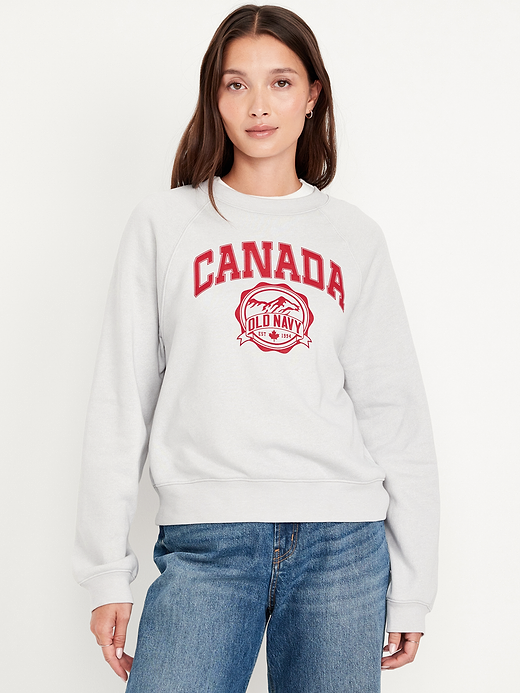 Old Navy Vintage Canada Logo-Graphic Sweatshirt