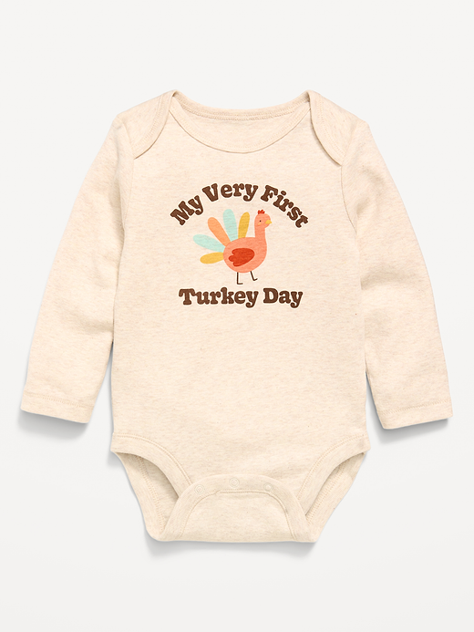 Old Navy Long-Sleeve Graphic Bodysuit for Baby — photo 3