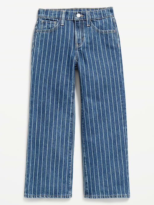 Old Navy Printed High-Waisted Baggy Wide-Leg Jeans for Girls — photo 4
