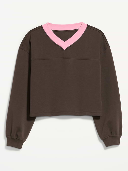 Old Navy Dynamic Fleece Oversized Cropped Sweatshirt — photo 6