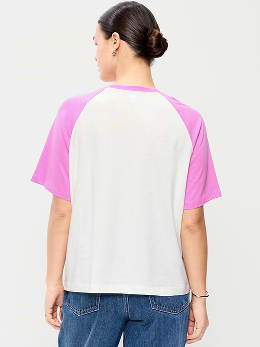 Old Navy Vintage Crew-Neck Raglan T-Shirt — photo 7
